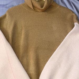 Brown and pink sweater